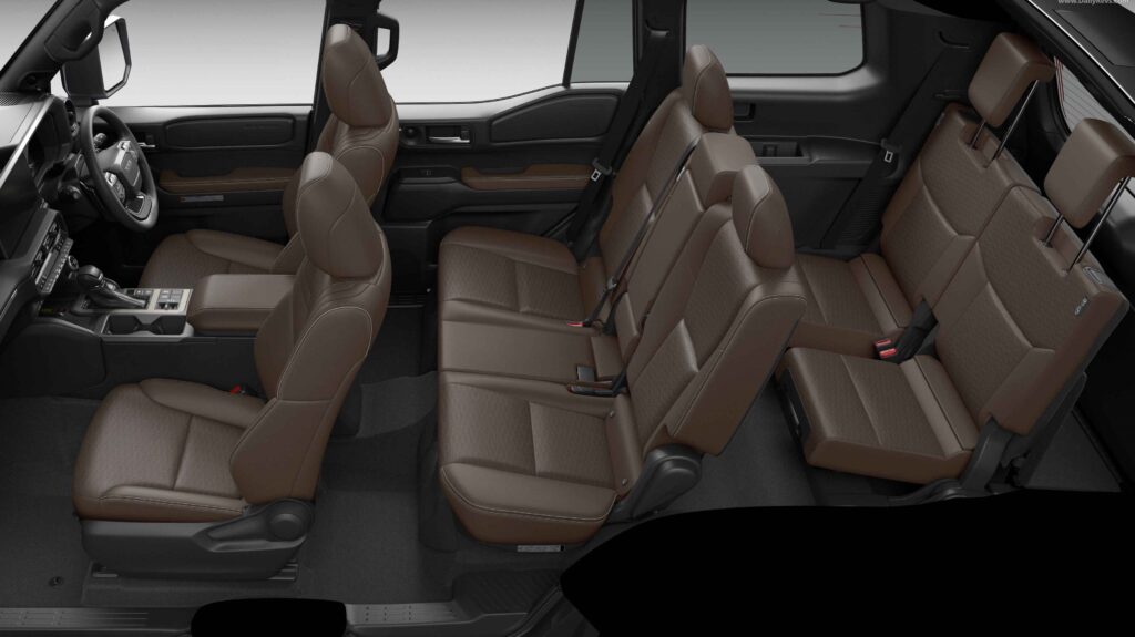 2025 Toyota Land Cruiser interior